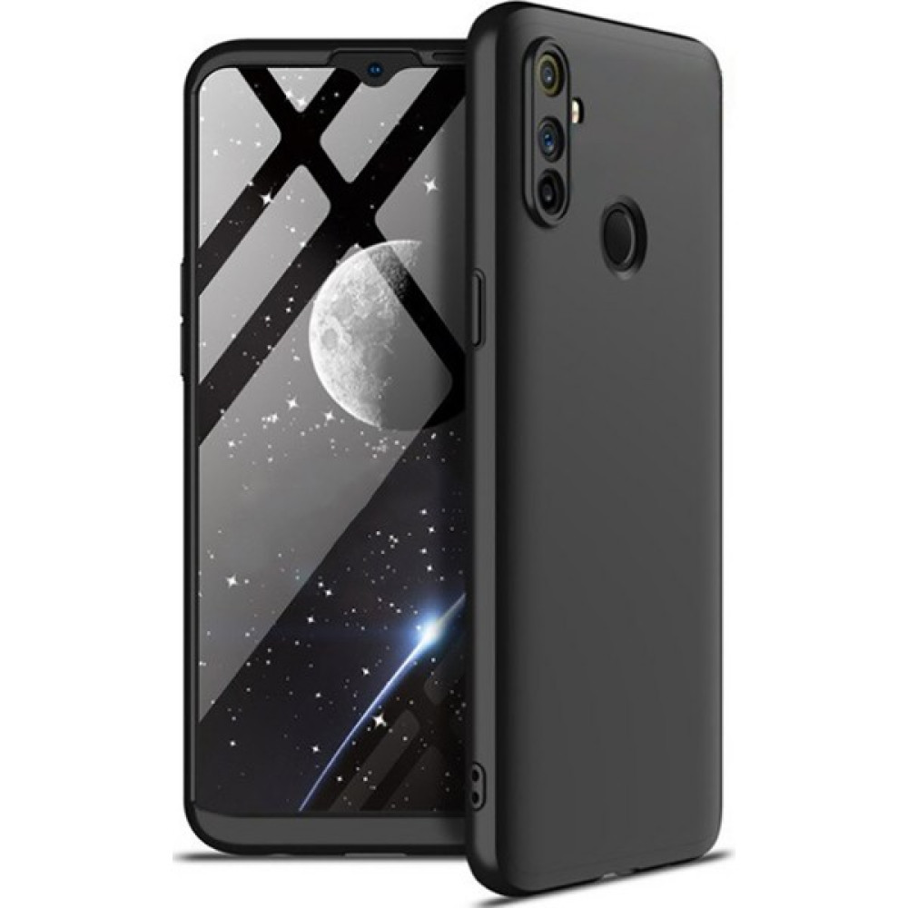 Moraksesuar Realme C3 Kılıf 360 Tam Koruma Zore Ays Kapak 3 Parça Slim Fit Siyah Cep Telefonu Kılıfı Fiyatı