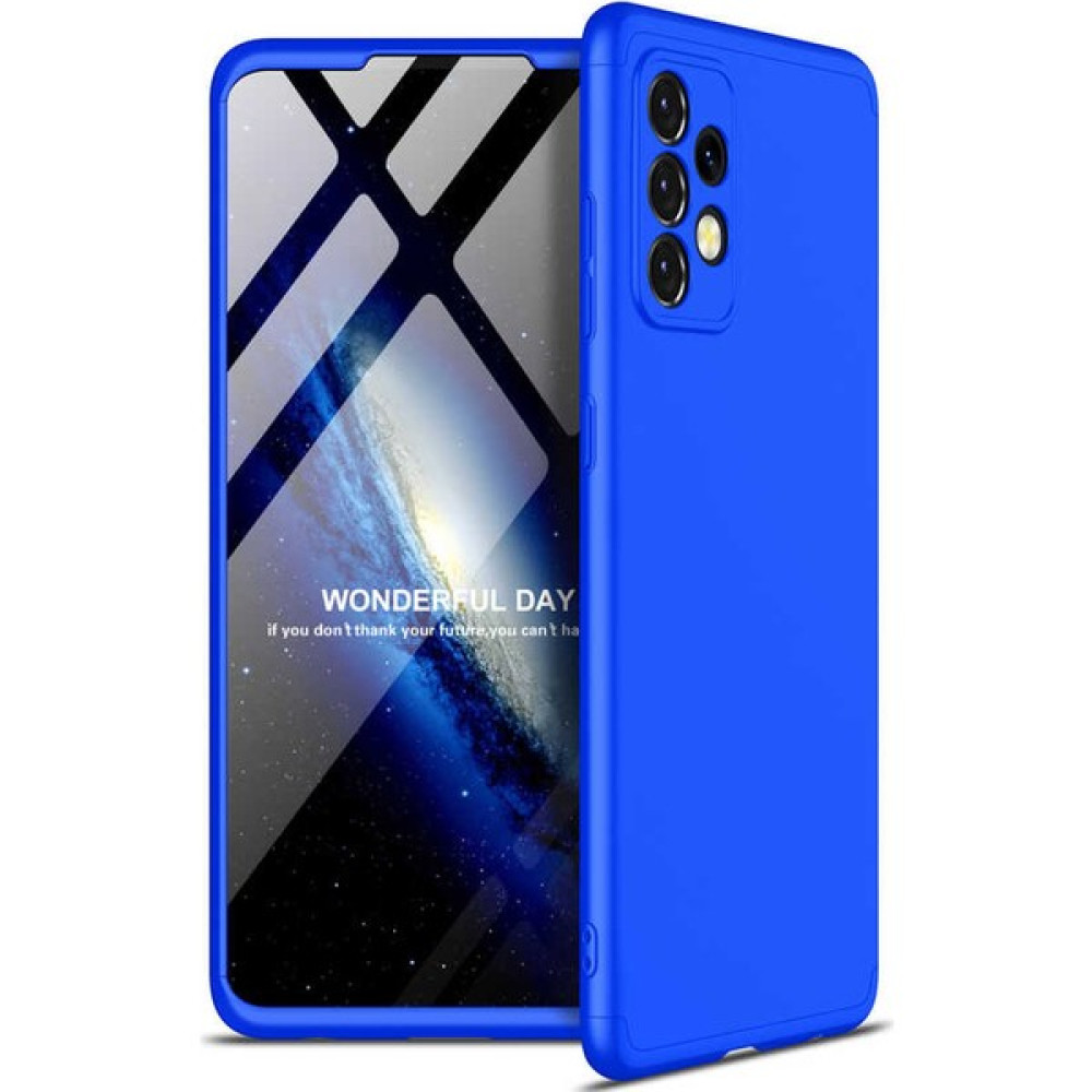 Moraksesuar Samsung Galaxy A52 Kılıf 360 Tam Koruma Zore Ays Kapak 3 Parça Slim Fit Mavi Cep Telefonu Kılıfı Fiyatı