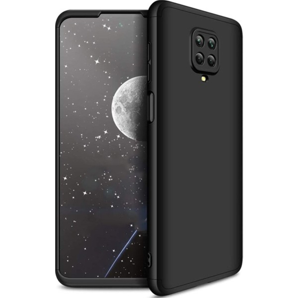 Moraksesuar Xiaomi Redmi Note 9 Pro Kılıf 360 Tam Koruma Kapak 3 Parça Slim Fit Siyah Cep Telefonu Kılıfı Fiyatı