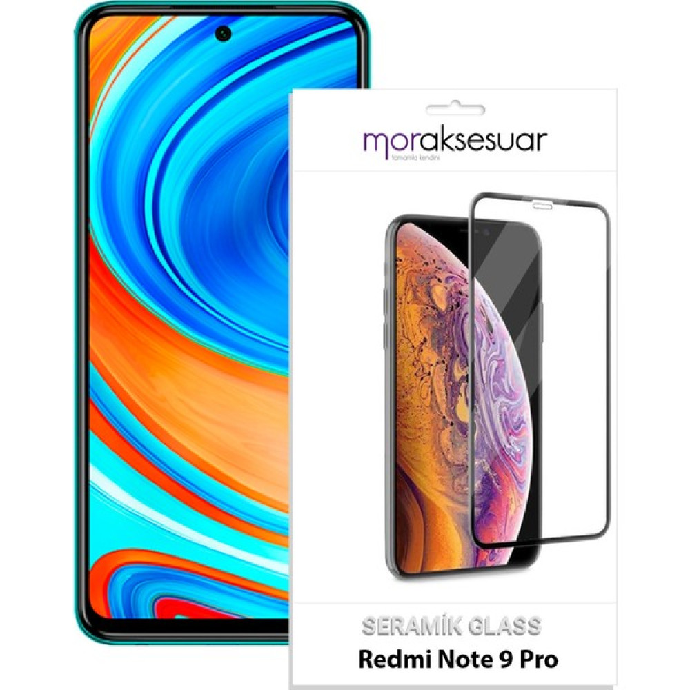 Moraksesuar Xiaomi Redmi Note 9 Pro Seramik Ekran Koruyucu Esnek Parlak Cam Şeffaf Cep Telefonu Ekran Koruyucusu Fiyatı