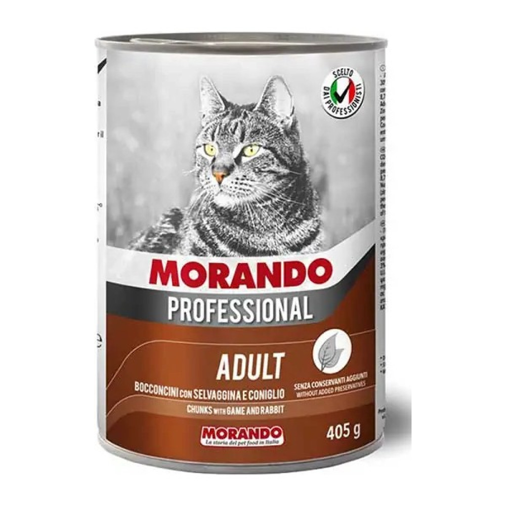 Morando Av Hayvanlı ve Tavşan Etli Yetişkin Kedi Konservesi 405gr Evcil Hayvan Ürünleri Fiyatı