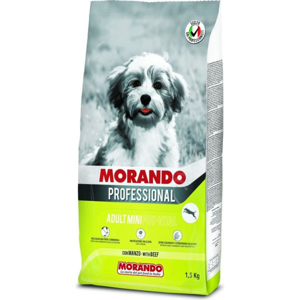 Morando Biftekli Küçük Irk Yetişkin Köpek Maması 1.5kg Evcil Hayvan Ürünleri Fiyatı