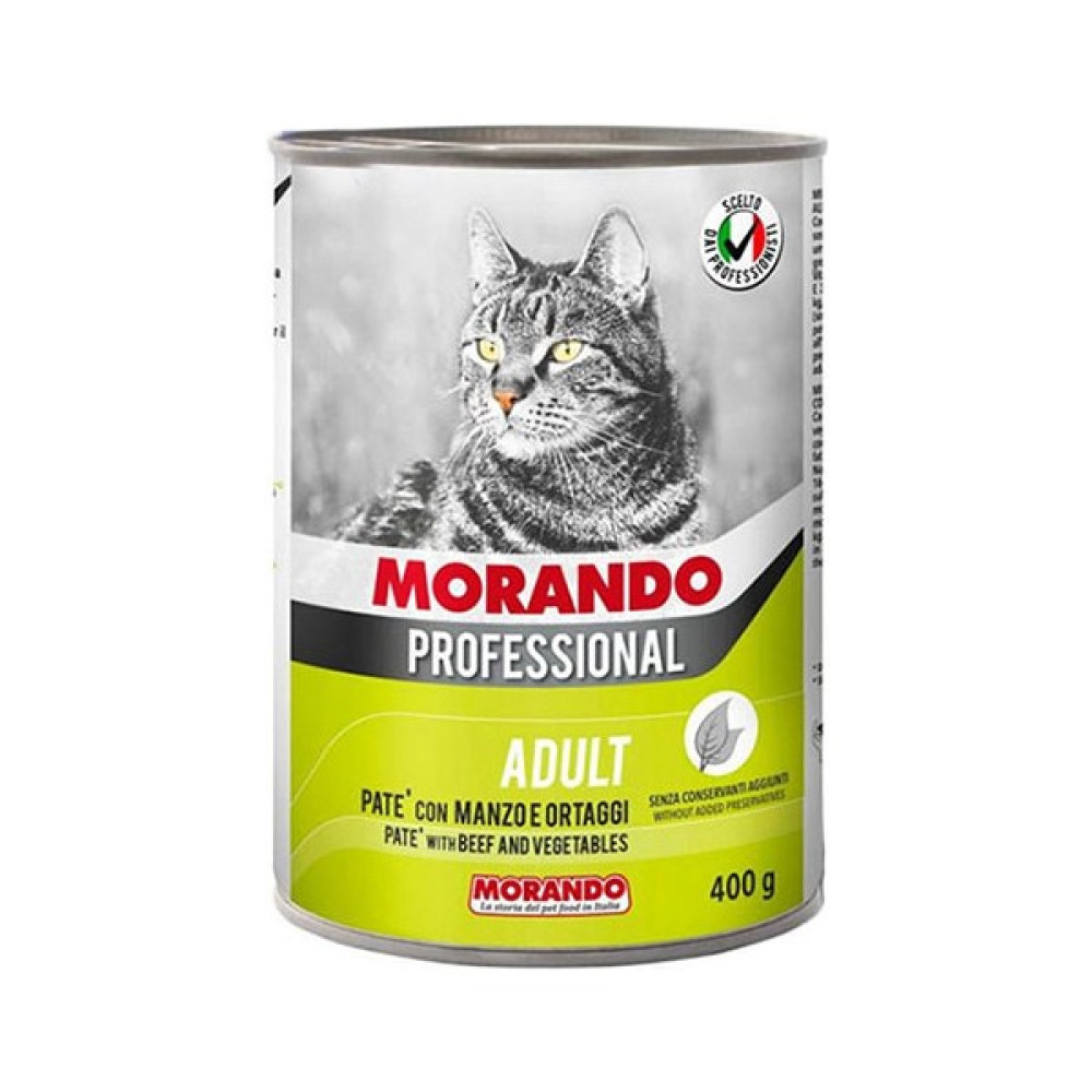 Morando Biftekli ve Sebzeli Yetişkin Kedi Konservesi 24x400gr (24lü) Evcil Hayvan Ürünleri Fiyatı