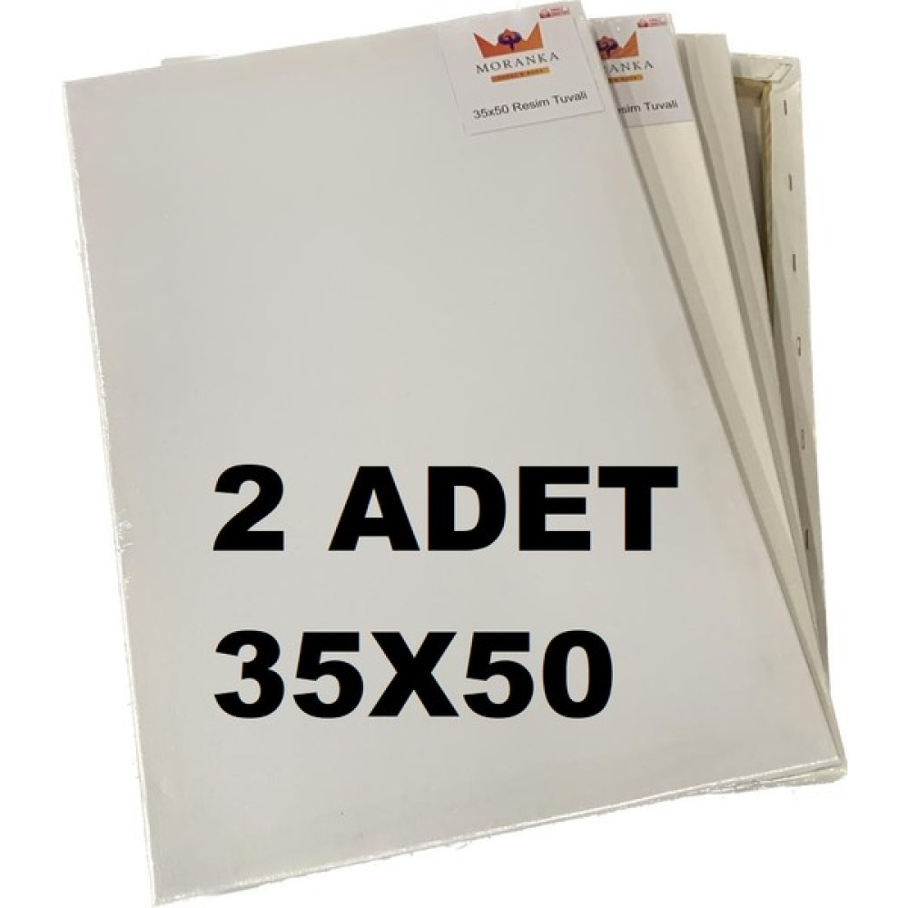 Moranka Tuval 2 'li 35X50 Çift Astarlı Arkadan Zımbalı Tuval Tuval Fiyatı