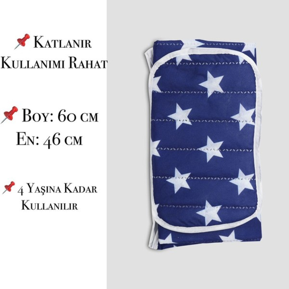 Morbebe Pratik Alt Değiştirme Matı Minderi Alt Değiştirme Pedi Bakım Örtüsü (Lacivert) - Lacivert Bebek Alt Açma Minderi Fiyatı