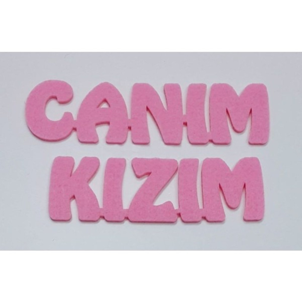 Morbeyazhome Canım Kızım Keçe Süs Bebek Kapı Süsü Fiyatı