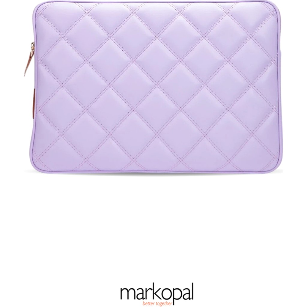 Morca Kılıf Notebook Çanta Tablet Kılıfı Laptop Kılıfı 11" ve 13"-14" ve 15"-16" Kapitone Deri - Lila Tablet Kılıfı Fiyatı