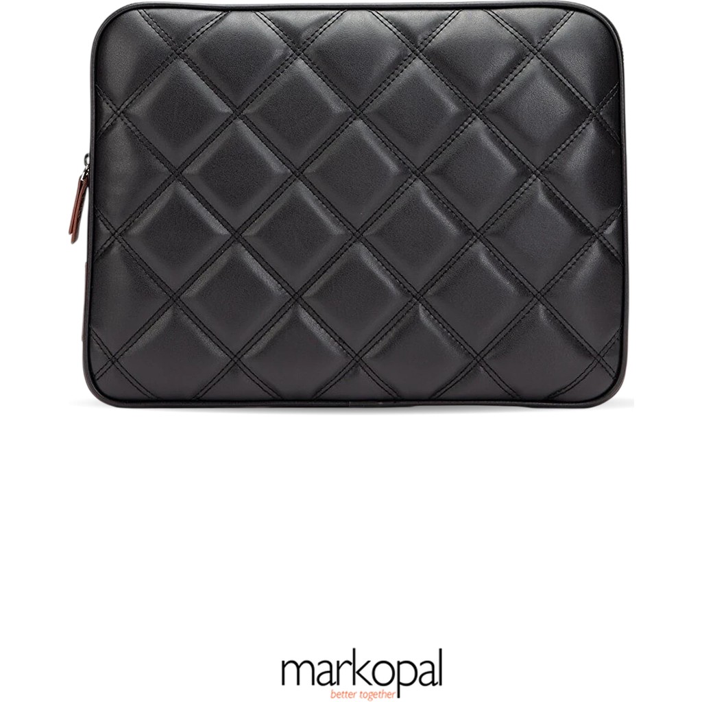 Morca Kılıf Notebook Çanta Tablet Kılıfı Laptop Kılıfı 11" ve 13"-14" ve 15"-16" Kapitone Deri - Siyah Tablet Kılıfı Fiyatı