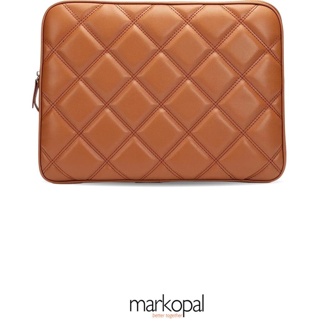 Morca Kılıf Notebook Çanta Tablet Kılıfı Laptop Kılıfı 11" ve 13"-14" ve 15"-16" Kapitone Deri - Taba Tablet Kılıfı Fiyatı