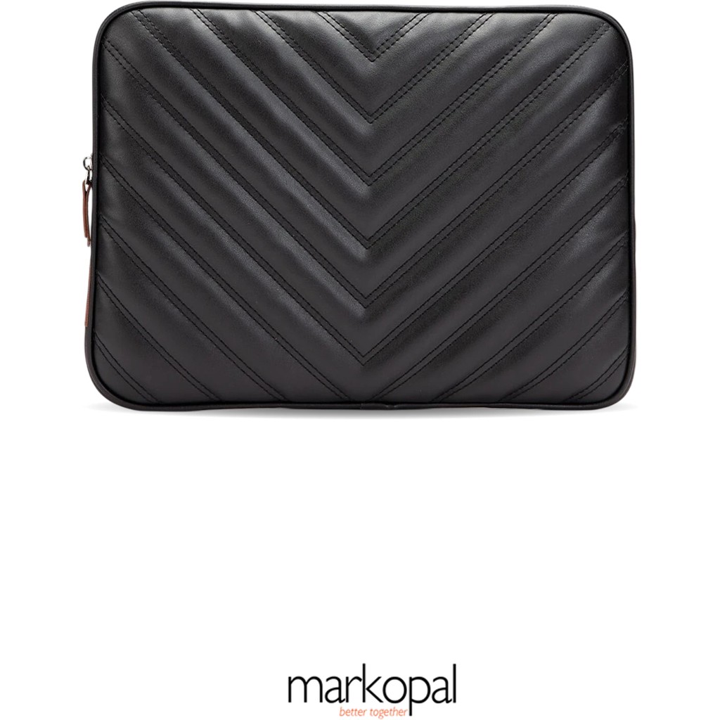Morca Omuz Askılı Notebook Çanta Tablet Laptop Kılıfı 13"-14" V Model Deri - Siyah Tablet Kılıfı Fiyatı