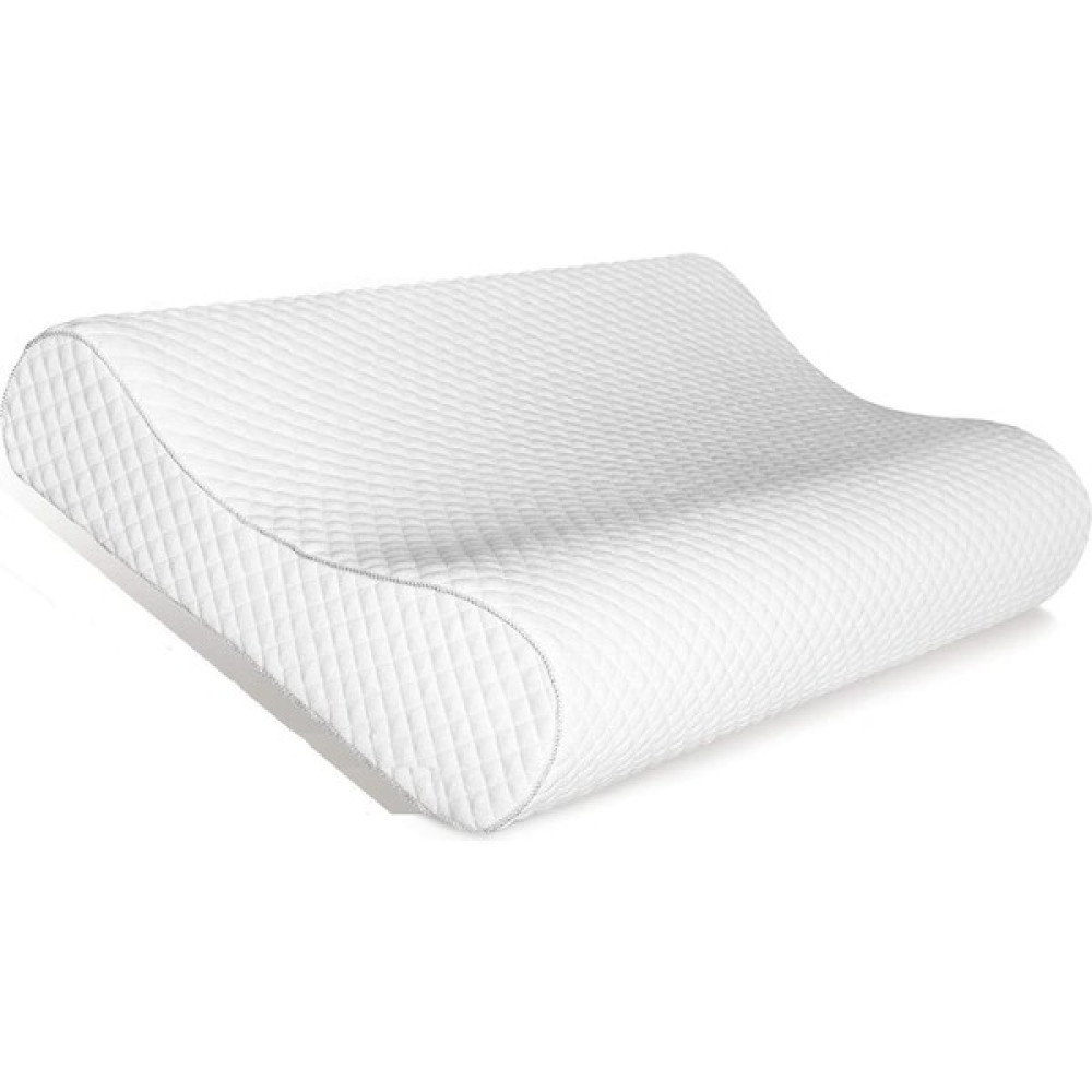 Morcivert Ortopedik Visco Yastık Boyun Fıtiğı Boyun Düzlesmesi Boyun Agrısi Destekli Lüks Ortapedik Yastık - 50 x 30 x 10 cm - Beyaz Yastık Fiyatı