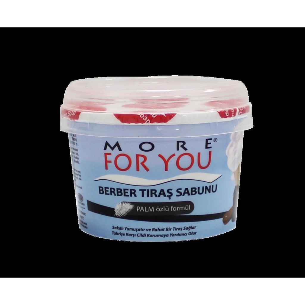 More For You 140 g Berber Traş Sabunu Kase Palm Özlü Formül ile Hassas Cilt Dostu Tıraş Jelleri / Köpükleri / Kremleri Fiyatı