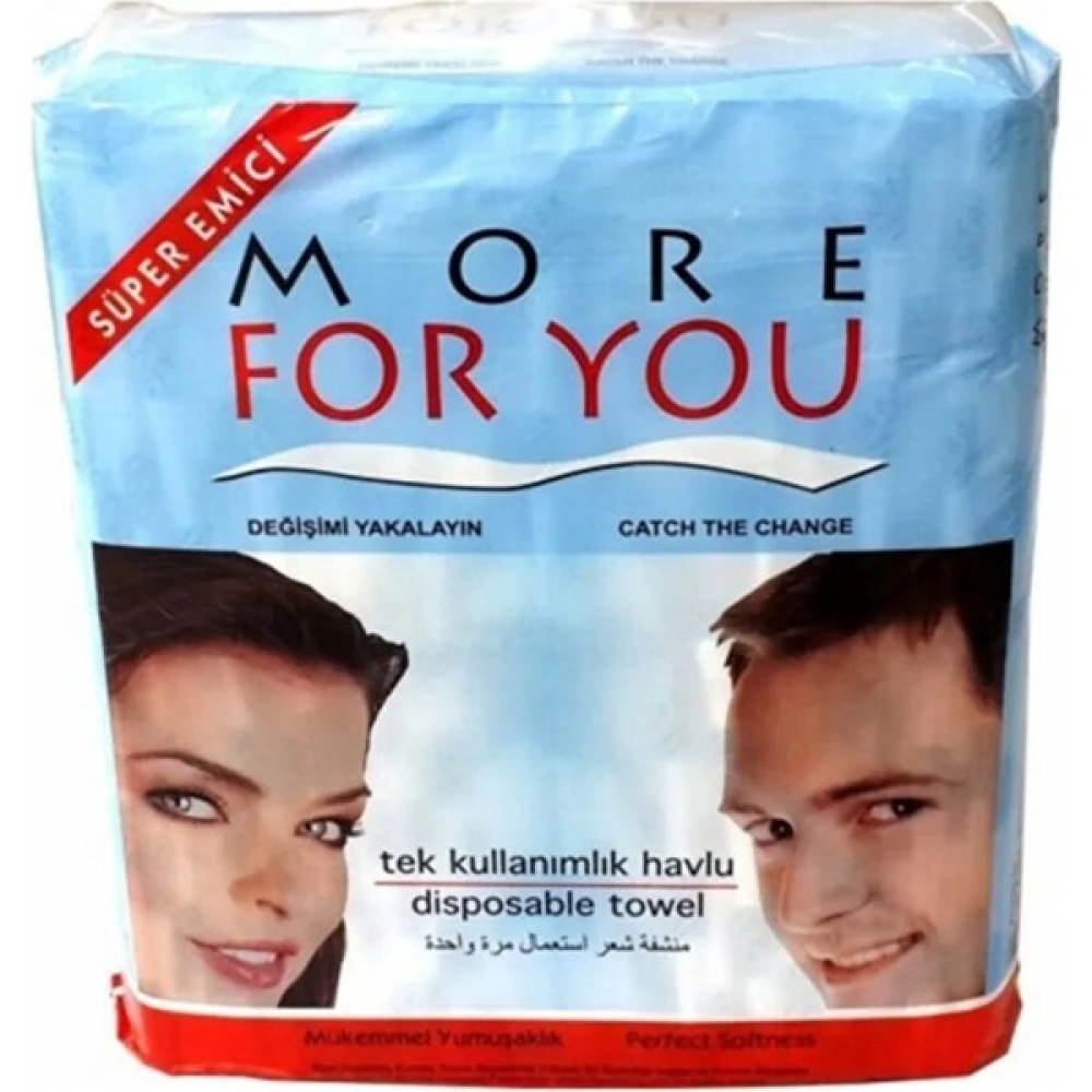 More For You Tek Kullanımlık Havlu 40X80 cm 100 Adet - Beyaz Kağıt Havlu Fiyatı
