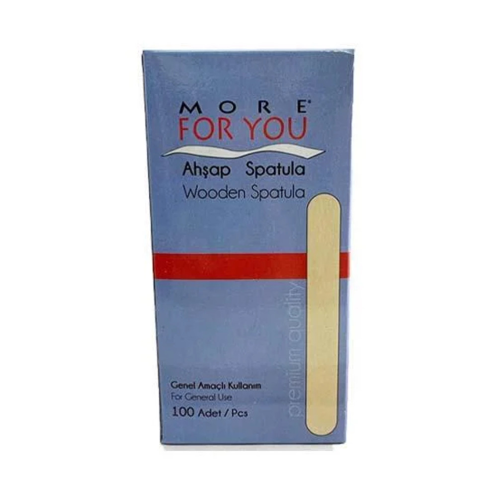 More Fore You Spatula 100 Adet ( Adetli Satılır) Ağda Ürünleri ve Makineleri Fiyatı