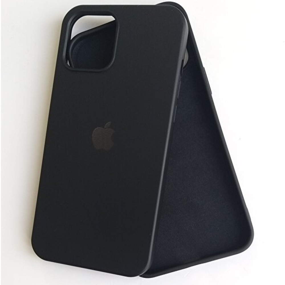 More Gsm Apple iPhone 12 Promax (6.7) Lansman Içi Kadife Silikon Kılıf - Siyah - iPhone 12 Pro Max Cep Telefonu Kılıfı Fiyatı