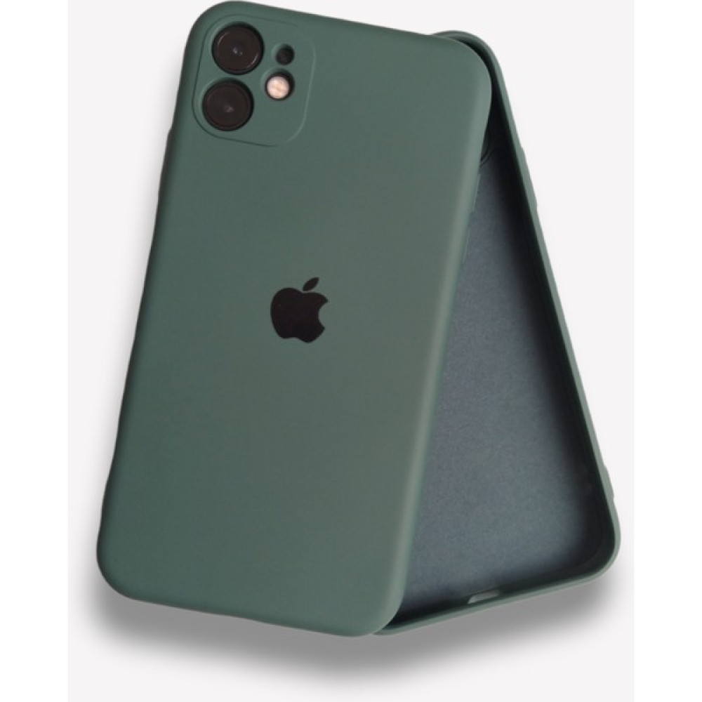 More Gsm iPhone 11 Uyumlu Kamera Korumalı Lansman Içi Kadife Silikon Kılıf - Haki Yeşil Cep Telefonu Kılıfı Fiyatı