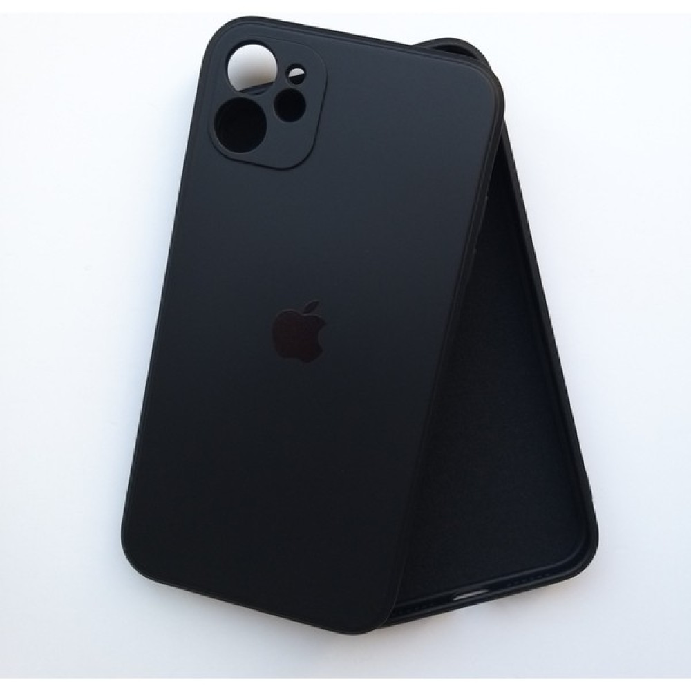 More Gsm iPhone 11 Uyumlu Köseli Kalıp 12 Görünümlü Lansman Içi Süet Silikon Kılıf - Siyah Cep Telefonu Kılıfı Fiyatı