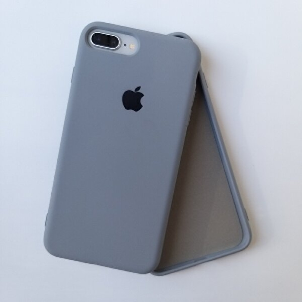 More Gsm iPhone 7 Plus / 8 Plus Uyumlu Lansman İçi Kadife Silikon Kılıf - Gri - iPhone 8 Plus Cep Telefonu Kılıfı Fiyatı