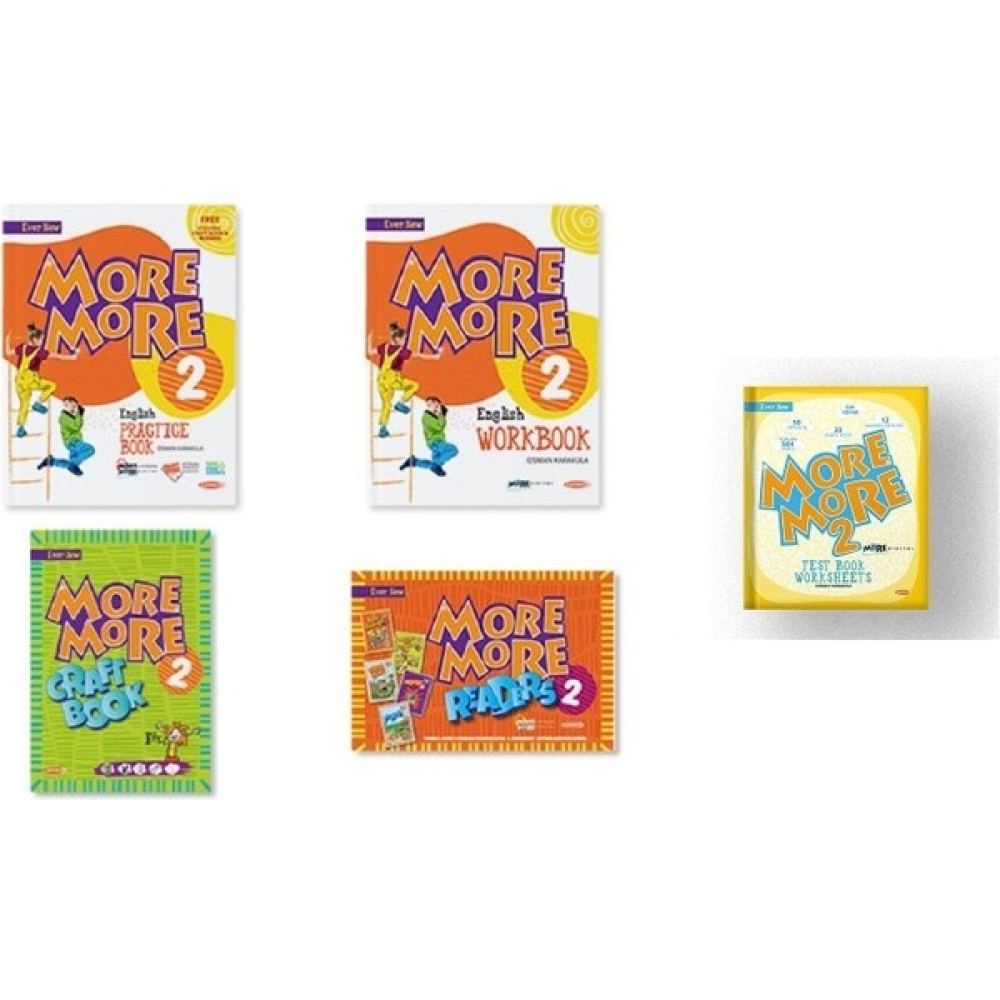More More 2.sınıf 5'li Kitap Seti 2022 (Pb+Tb) Yabancı Dil Kitapları Fiyatı