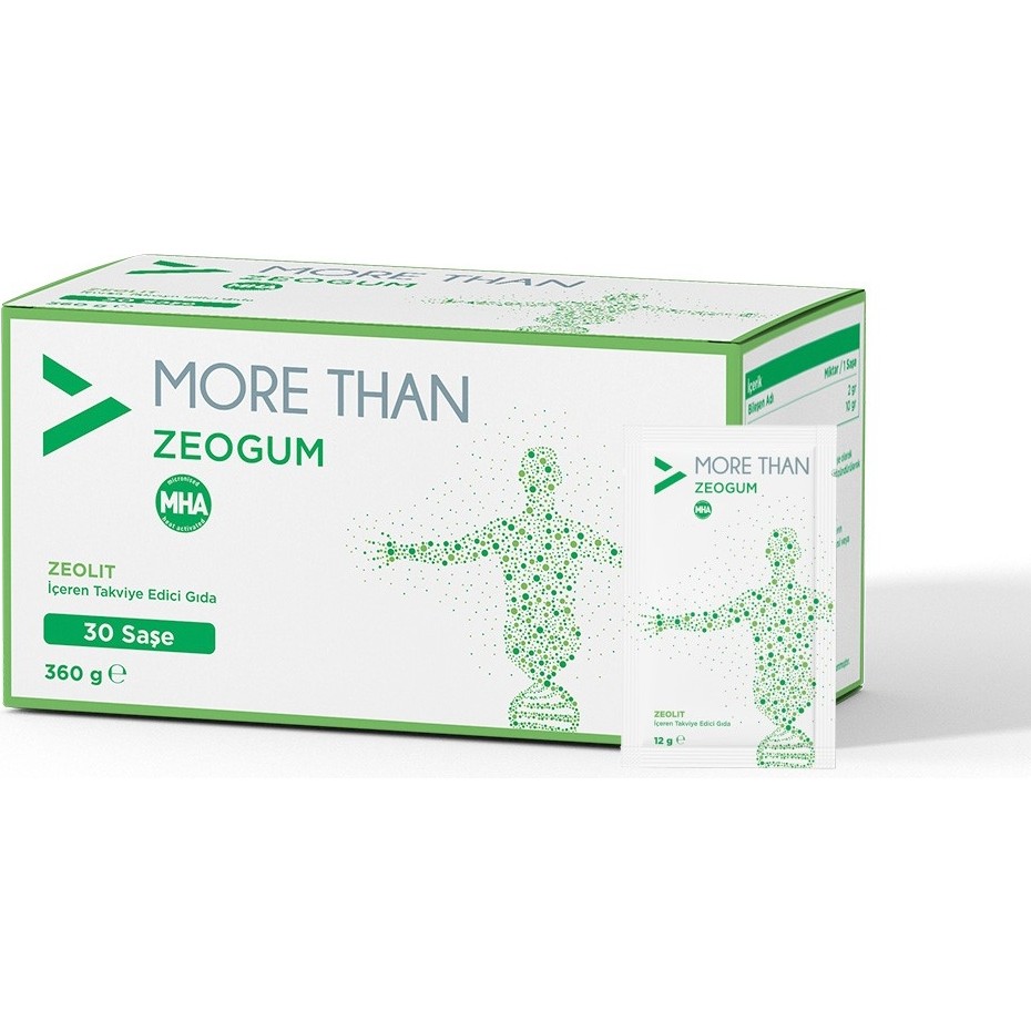 More Than Zeogum 30 Saşe 360 g Zeolit İçeren Takviye Edici Gıda Günlük Kullanıma Uygun Diğer Fiyatı