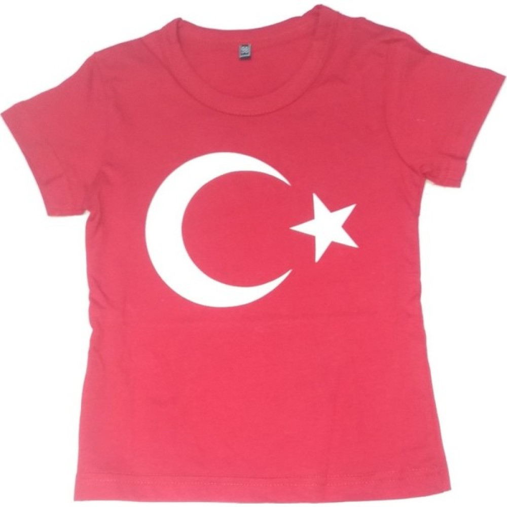 More Türk Bayraklı Kırmızı Beyaz Penye Çocuk T-Shirt 98 Erkek Çocuk T-shirt Fiyatı