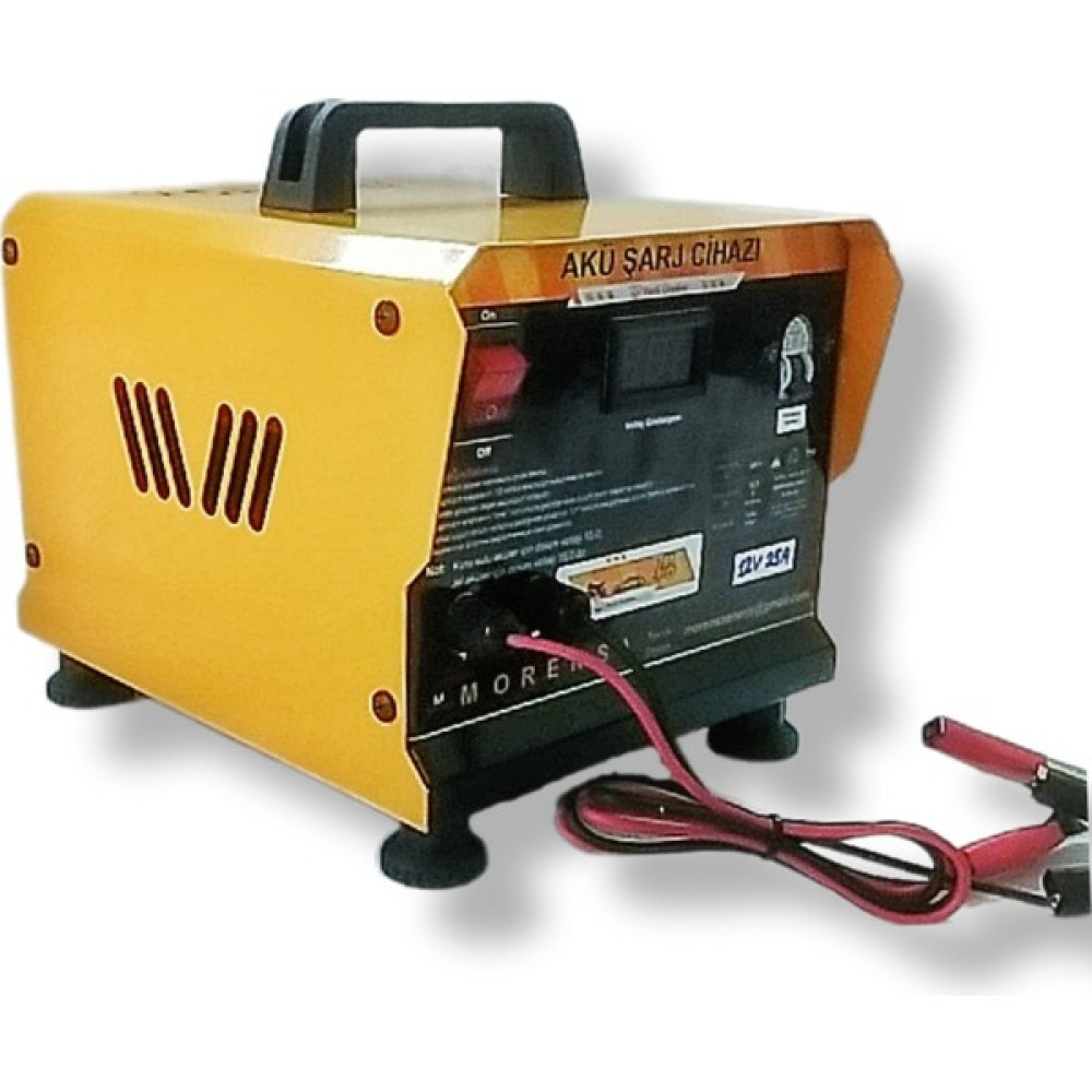 Morensa Enerji 12 Volt 25 Amper Bakır Sargılı Dijital Akü Şarj Cihazı Akü Şarj Edici Fiyatı