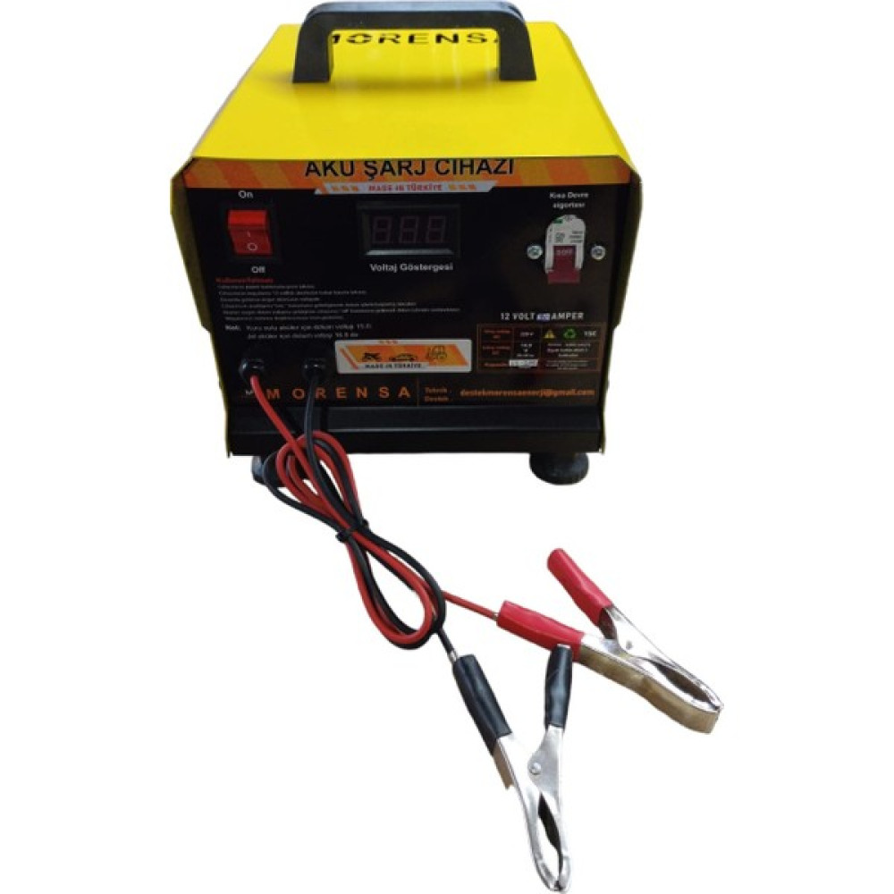 Morensa Enerji MORENSA12 VOLT30 Amper Akü Şarj Cihazı Akü Şarj Edici Fiyatı