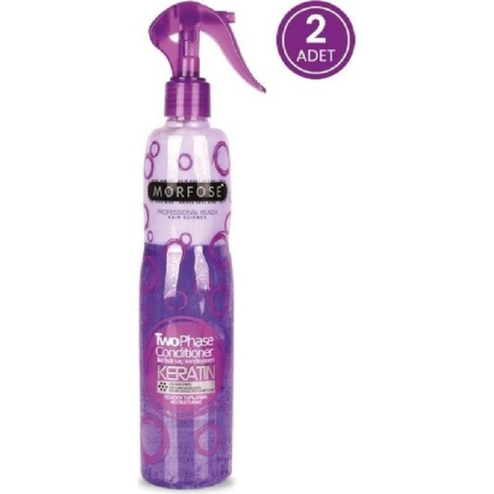Morfose Keratin Içeren Çift Fazlı Sprey Fön Suyu 2 X 400 ml Saç Boyası Fiyatı