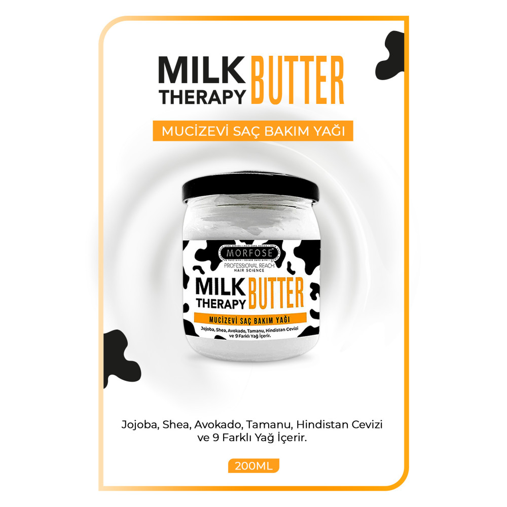 Morfose Milk Therapy Butter Yağ Içeren Mucizevi Saç Bakım Kremi 200 Ml Saç Bakım Maskeleri & Serumlar & Spreyler Fiyatı