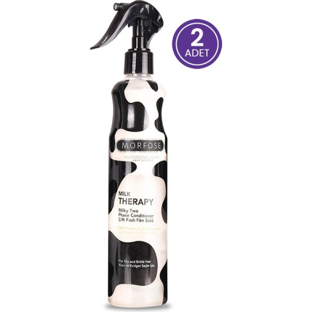 Morfose Milk Therapy Fön Suyu 400 ml x 2 Adet Saç Bakım Maskeleri & Serumlar & Spreyler Fiyatı