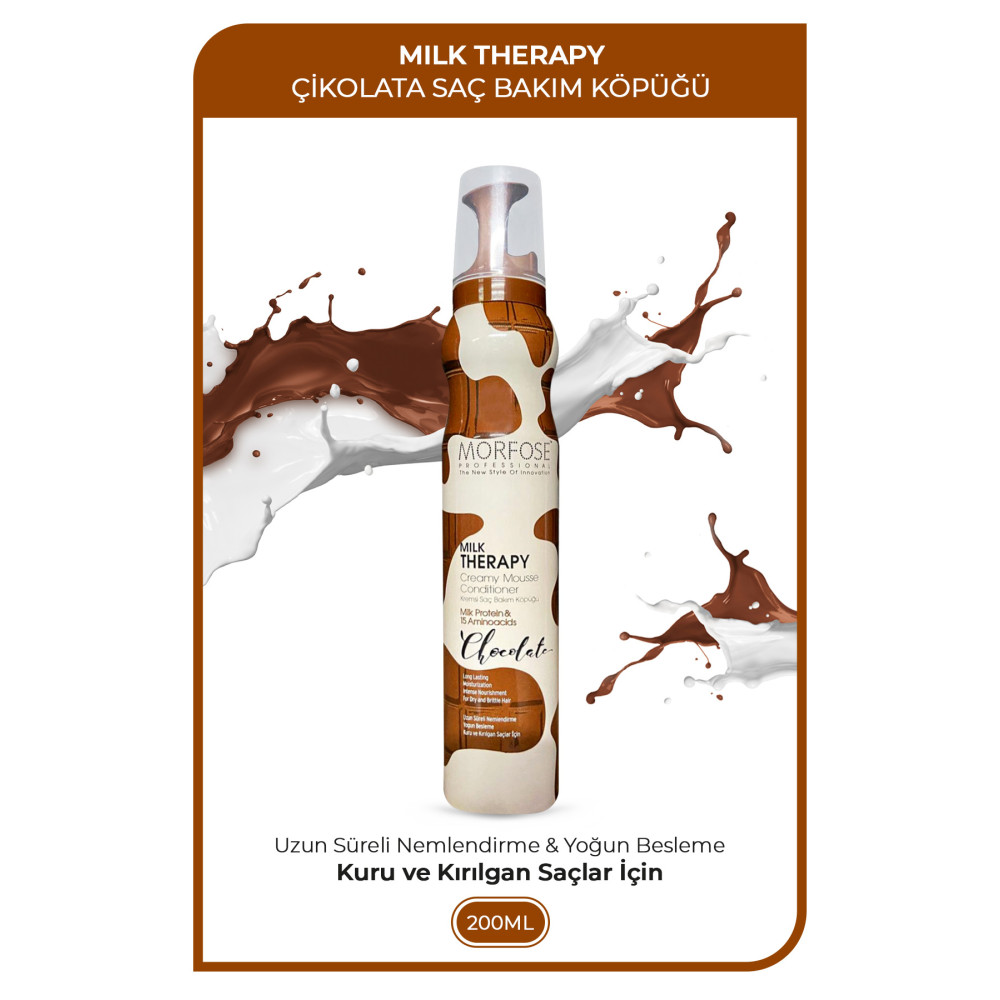 Morfose Milk Therapy Saç Köpüğü Chocolate 200 Ml Saç Şekillendirici Köpük Fiyatı