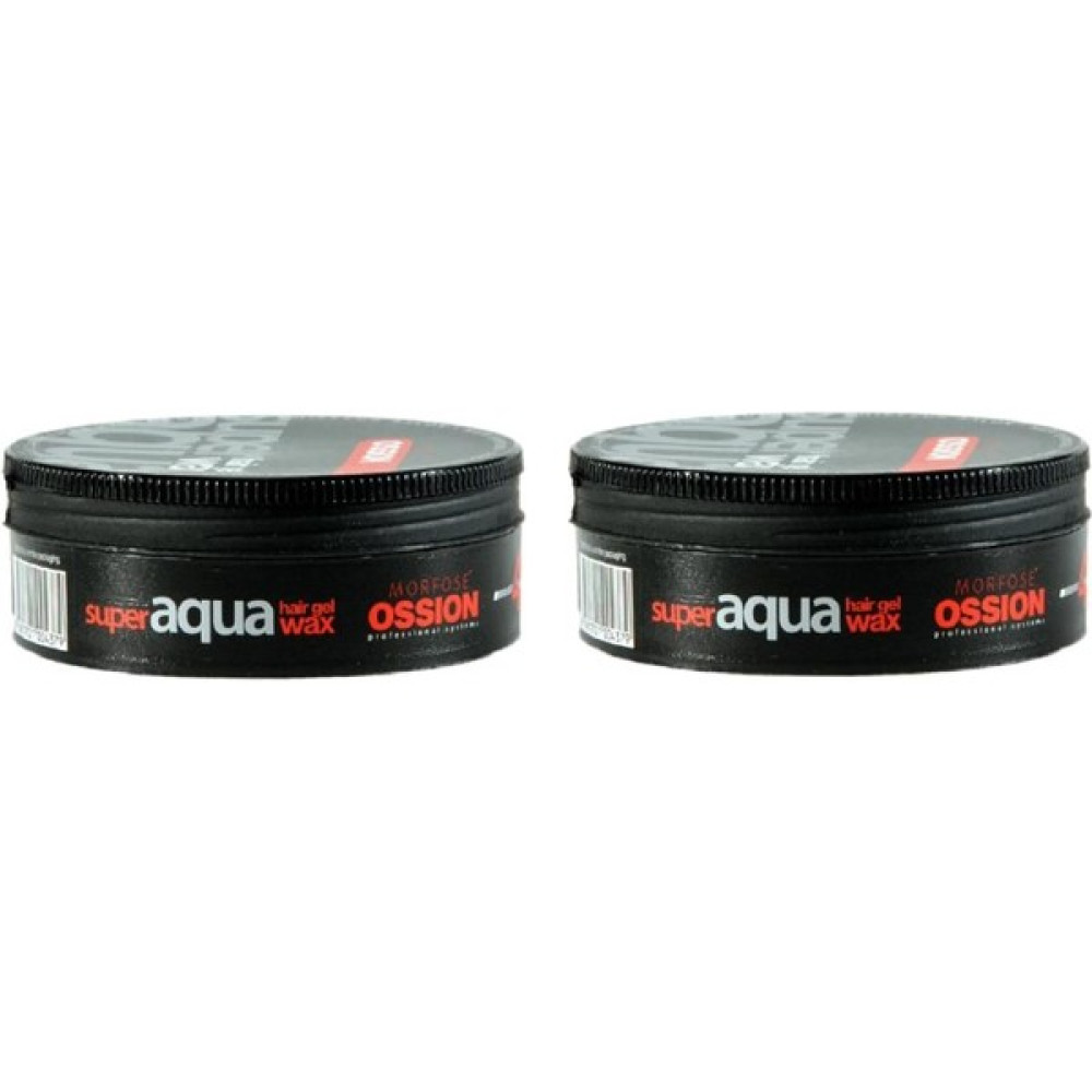 Morfose Ossion Siyah Super Hair Gel Aqua Wax 150 ml X 2 ADET Saç Şekillendirici Krem Fiyatı