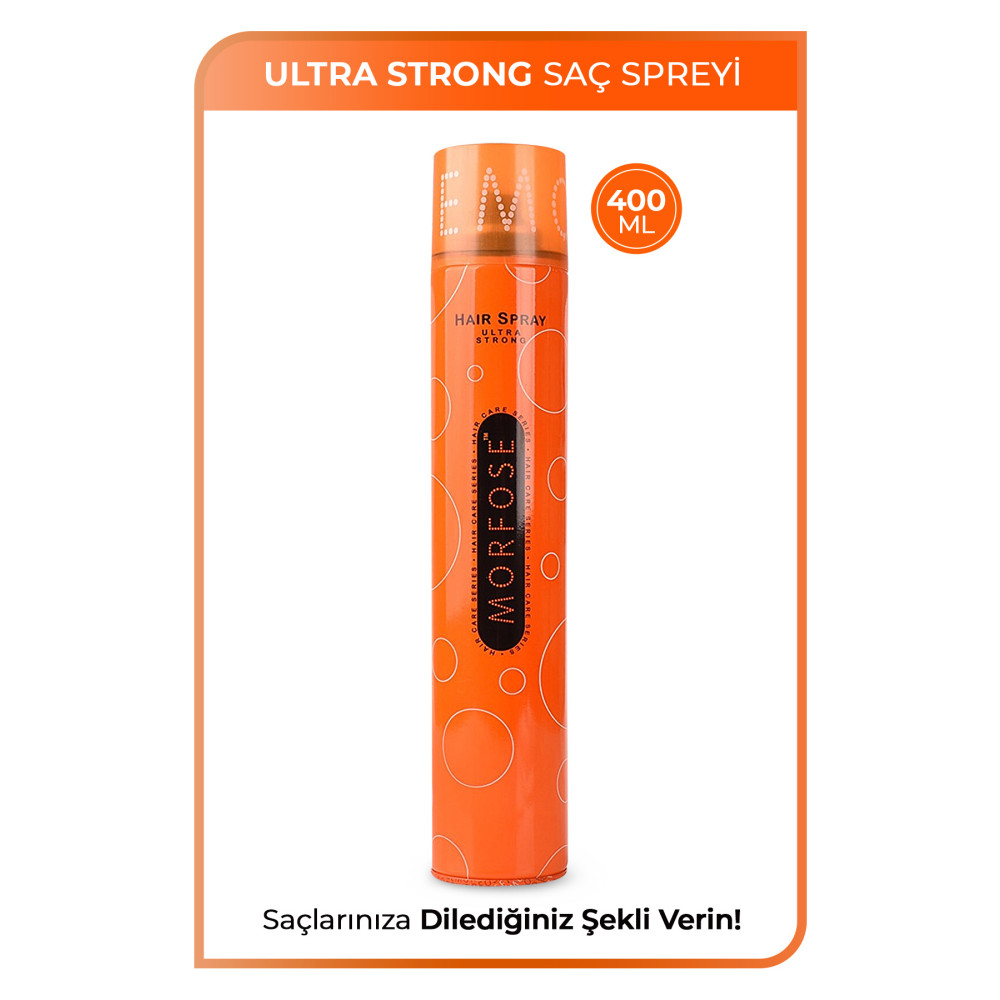 Morfose Saç Spreyi 400 ml Turuncu Ultra Sert Saç Şekillendirici Sprey Fiyatı