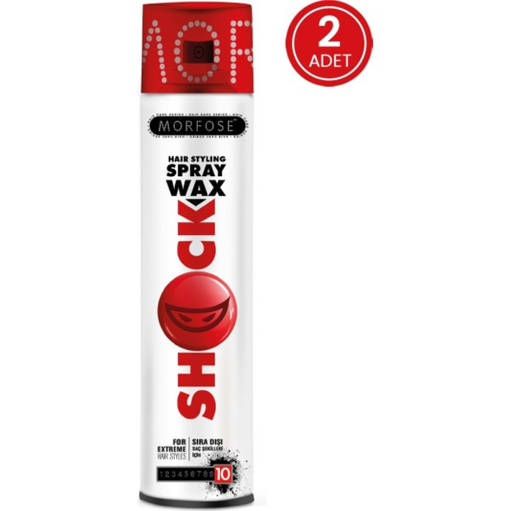 Morfose Shock Wax Saç Spreyi 300 Ml 2 Adet - 1 Saç Şekillendirici Krem Fiyatı