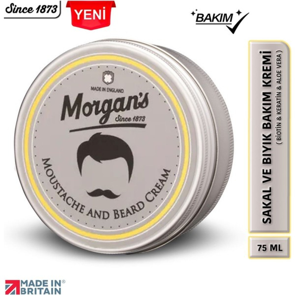 Morgan'S Morgan’s Morgans Pomade Moustache And Beard Cream / Nemlendirici Bıyık ve Sakal Kremi 75 ml - Renkli Saç Şekillendirici Krem Fiyatı