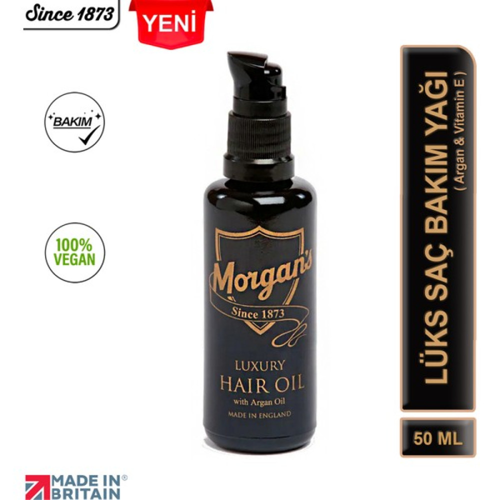 Morgan's Pomade Luxury Argan Hair Oil - Lüks Argan Yağı 50 ml Saç Bakım Maskeleri & Serumlar & Spreyler Fiyatı