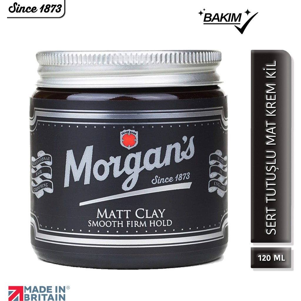 Morgan's Pomade Matt Clay - Güçlü Tutuş Sağlayan Şekillendirici Kil 120 ml Diğer Fiyatı