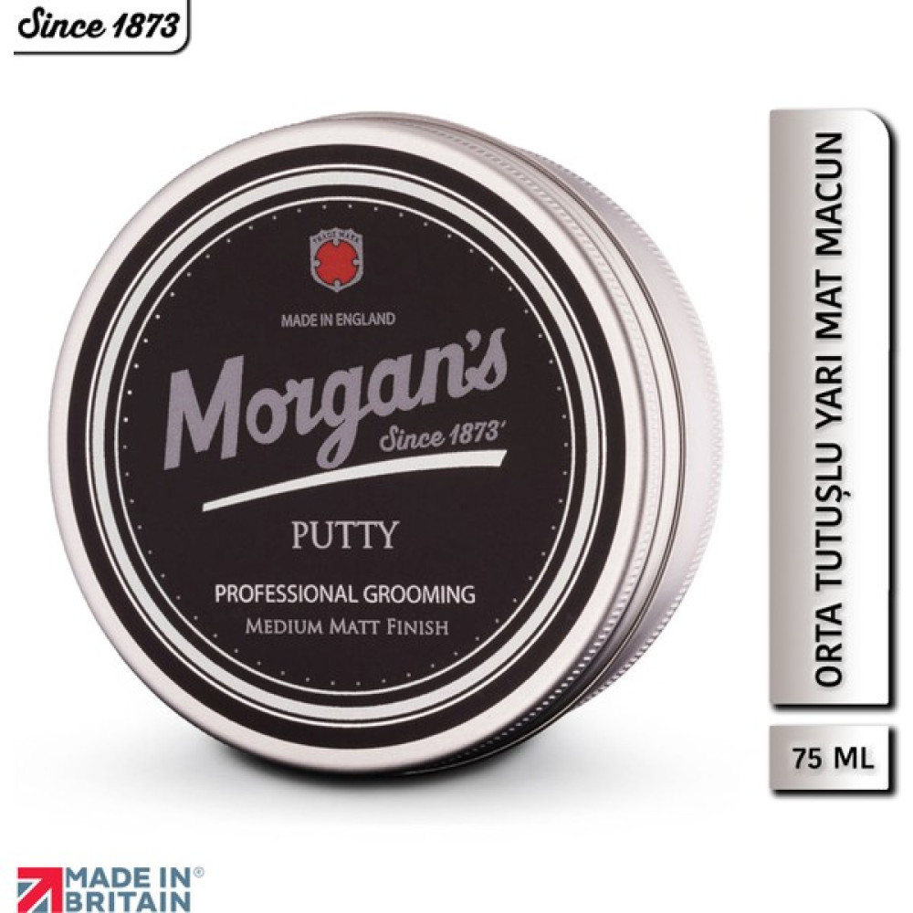 Morgan's Pomade Putty Medium Matt Finish - Orta Tutuşlu, Hacim Veren Mat Şekillendirici Krem 75ml Saç Şekillendirici Krem Fiyatı