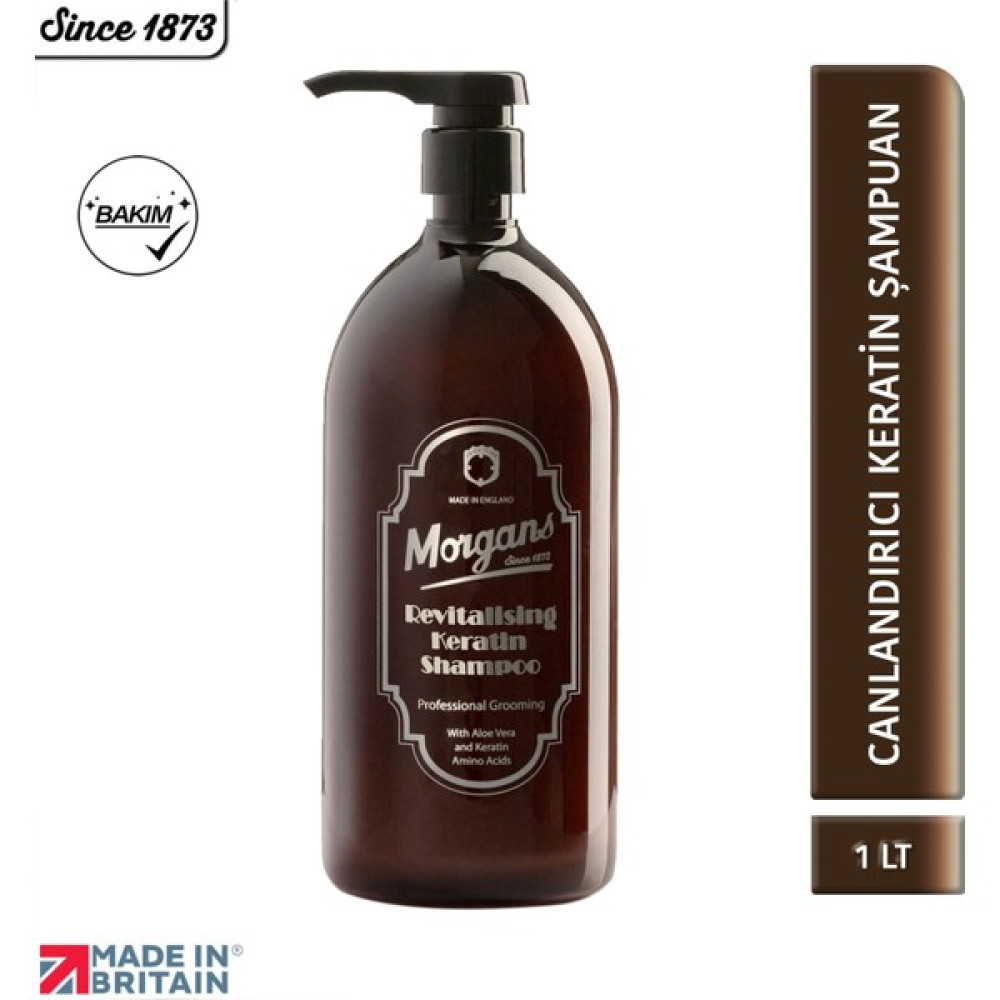 Morgan's Pomade Revitalising Keratin Shampoo - Canlandırıcı Keratin Şampuan 1000 ml Şampuan ve Saç Kremi Fiyatı