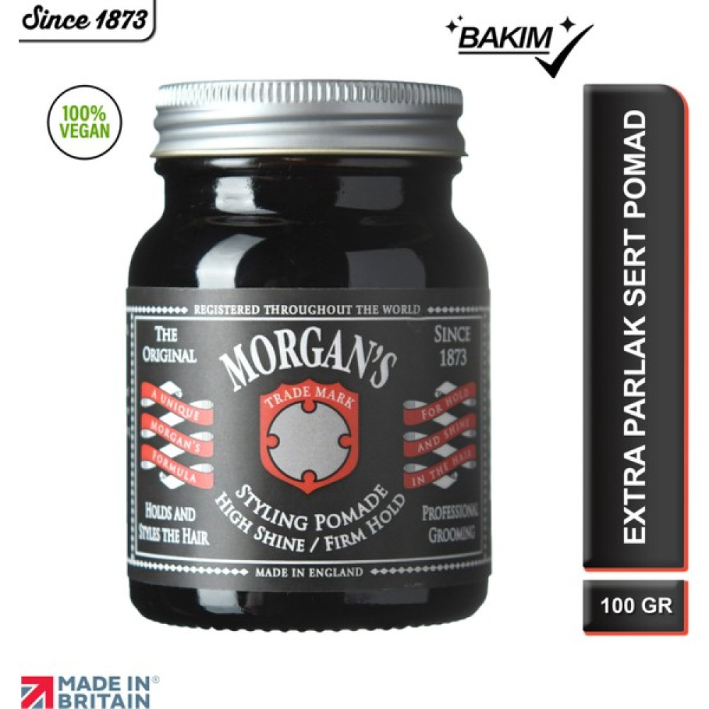 Morgan's Pomade Styling Pomade Slick Extra Firm Hold - Extra Sert Tutucu Şekillendirici Pomad 100 gr Saç Şekillendirici Krem Fiyatı
