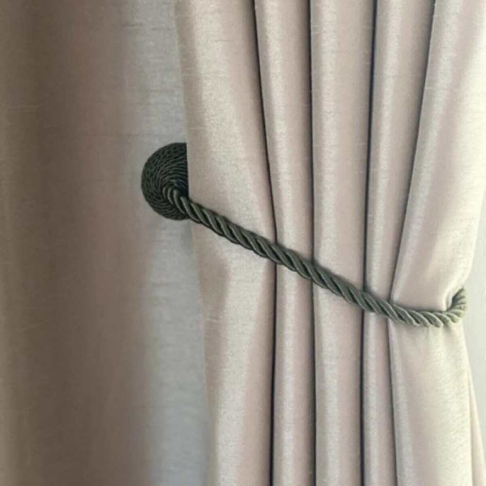 Morgri Fon Perdeleri Toplamak Icin Miknatisli Pratik Kolbagı Perde Bağı Perde Tutucu Perde Toplayıcı - Koyu Yeşil - 40 cm Perde Aksesuarı Fiyatı