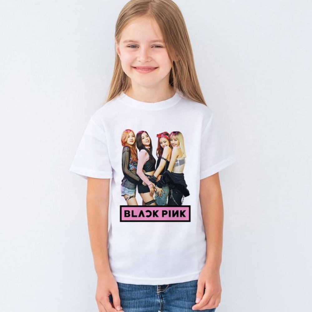 Morinna Blackpink Baskılı Unisex Çocuk Tişört T-Shirt Mr-09 Kız Çocuk T-shirt Fiyatı