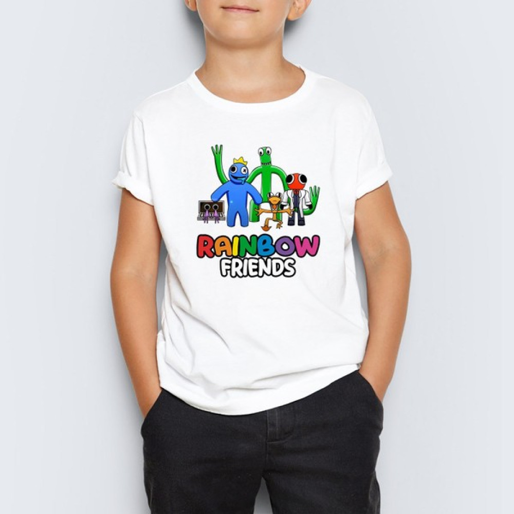Morinna Rainbow Friends Roblox Baskılı Unisex Çocuk Tişört T-Shirt Mr-04 Erkek Çocuk T-shirt Fiyatı