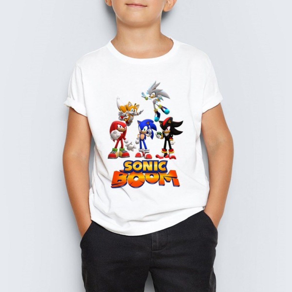 Morinna Sonic Boom Çocuk Tişört T-Shirt Mr-06 Erkek Çocuk T-shirt Fiyatı