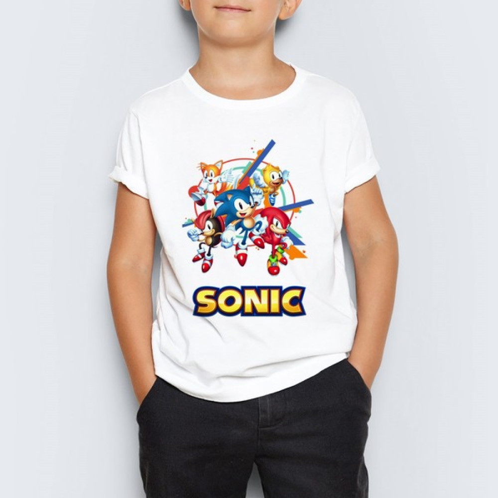 Morinna Sonic Boom Çocuk Tişört T-Shirt Mr-07 Erkek Çocuk T-shirt Fiyatı