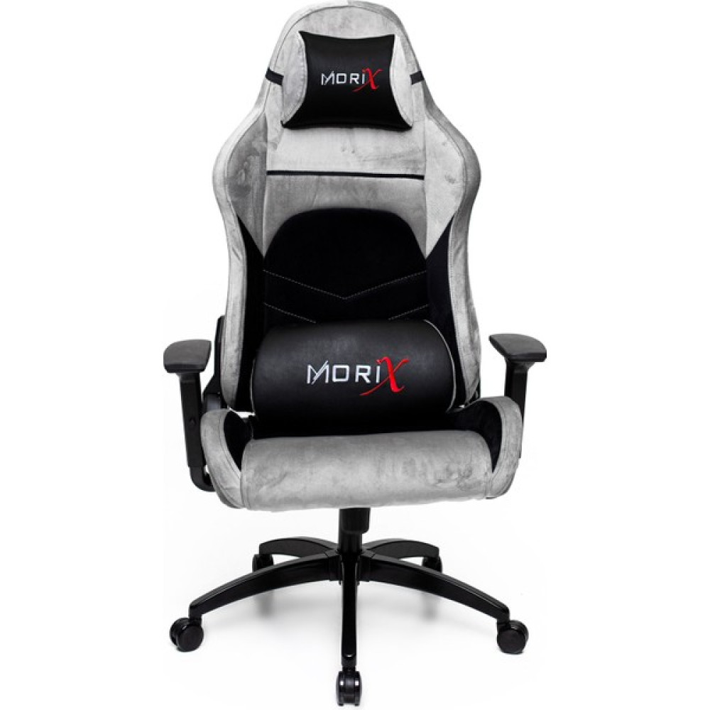Morix Pixel Profesyonel Oyuncu Koltuğu Terletmez Tay Tüyü Kumaş - Gri - Siyah Çalışma Koltuğu Fiyatı