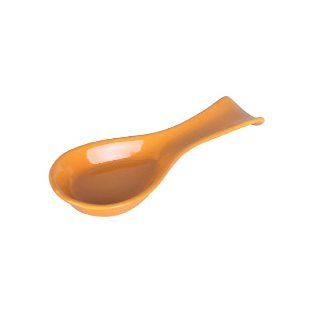 Morlimon Ada Yatay Seramik Kaşıklık - 27 cm - Sarı Pratik Mutfak Gereçleri Fiyatı