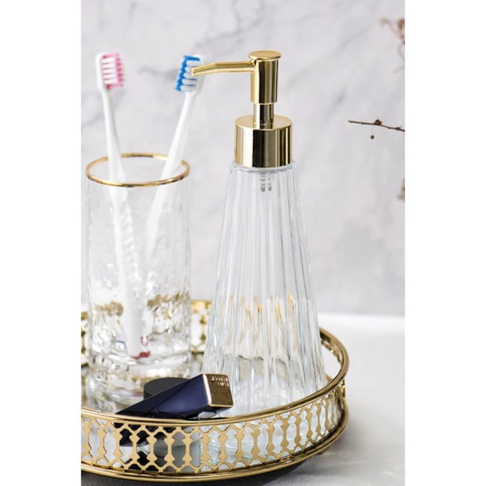 Morlimon Riva Cam Banyo Sıvı Sabunluk Şeffaf - 500ML Sabunluk Fiyatı