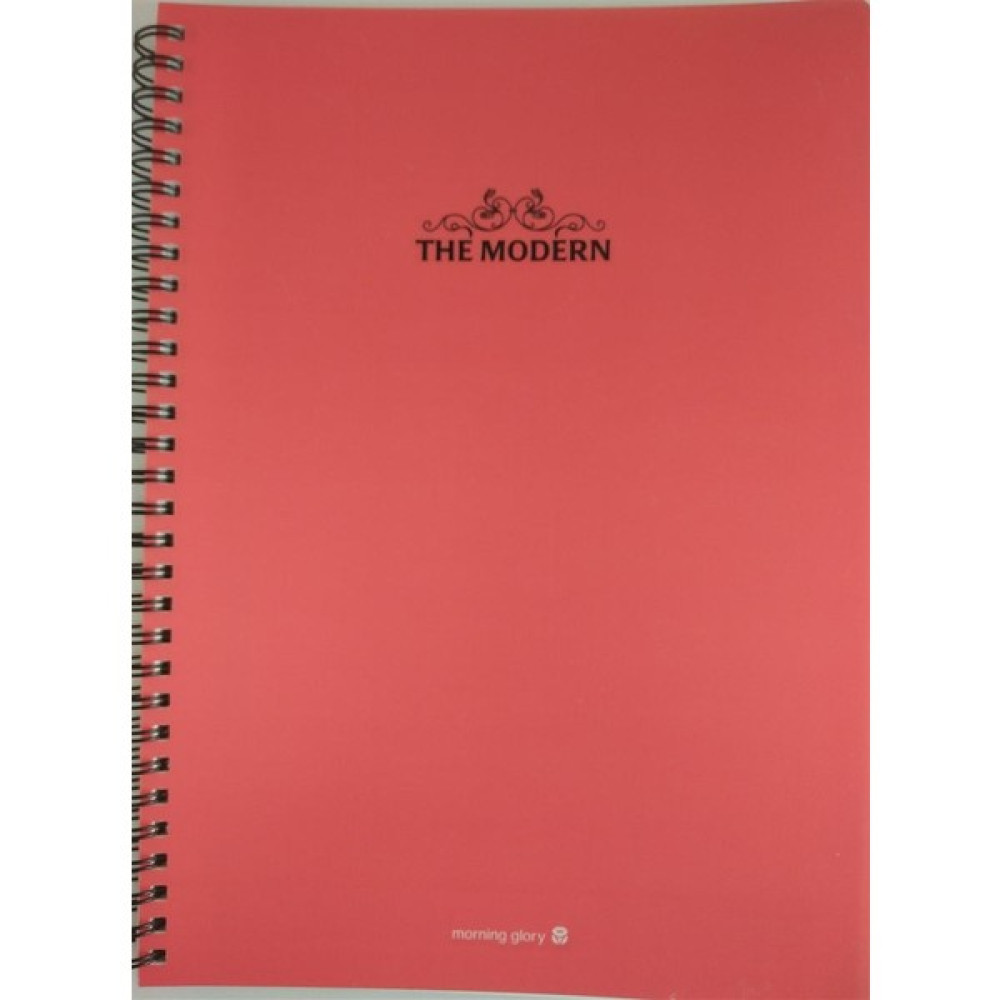Morning Glory Kareli Defter - Açık Kırmızı Spiralli Defter Fiyatı