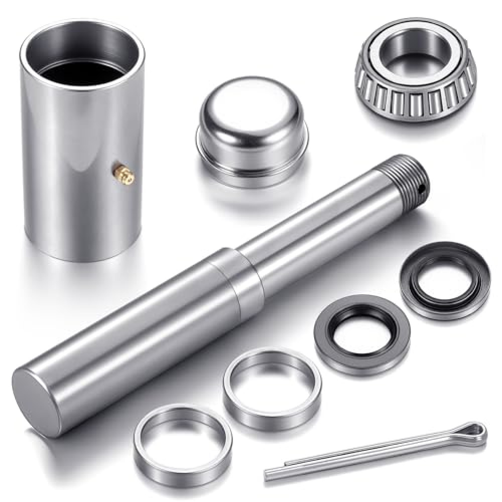 MorningRo 1 Set Metal Tire Carrier Hinge Kit Include The Necessary Slewing Bearing, Tire Bearing Hub and Seal, and Brake Cover for Installation